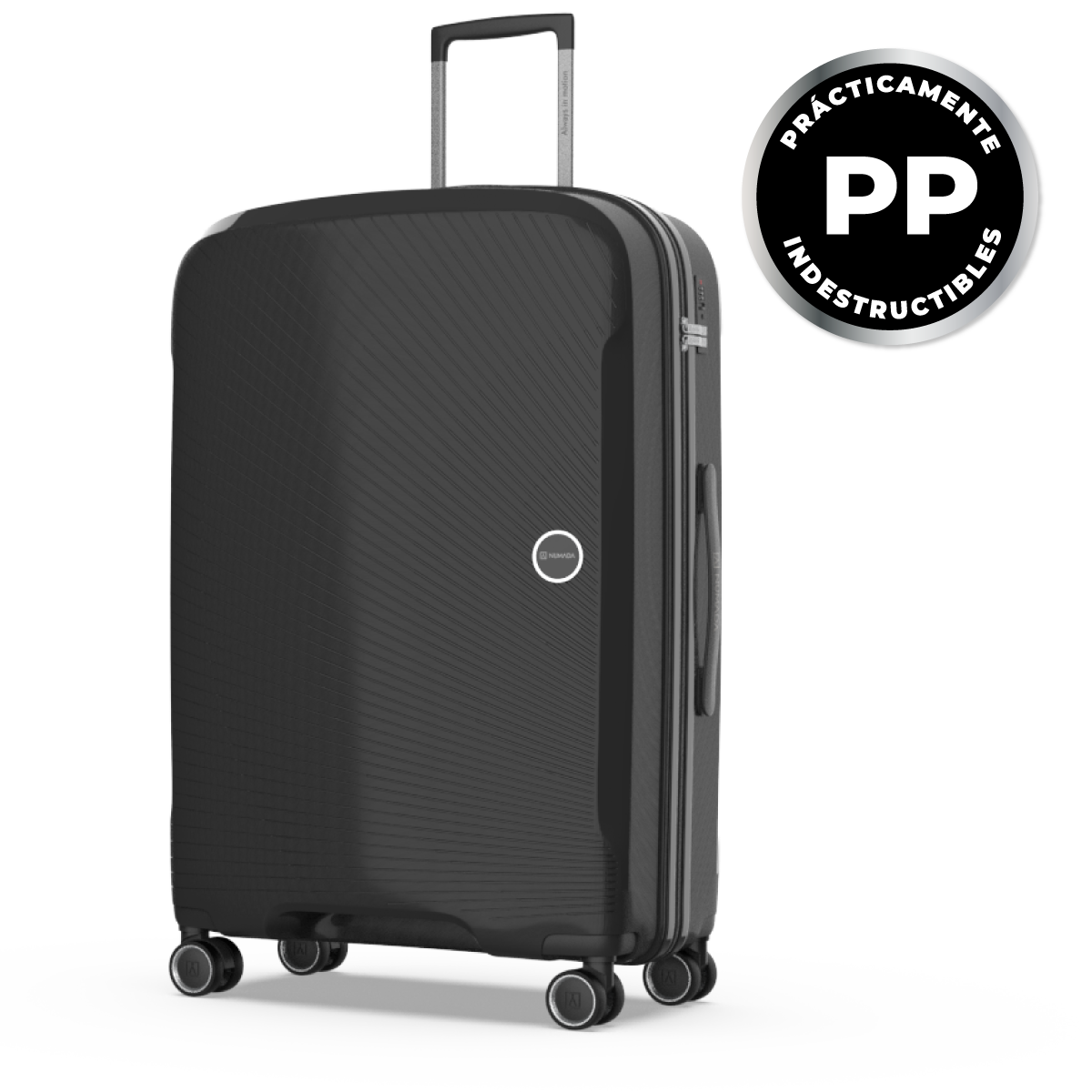 Maleta 25 Kg grande rígida PP 76x49x27 cm Numada Unbroken T210 28” (L) Negro