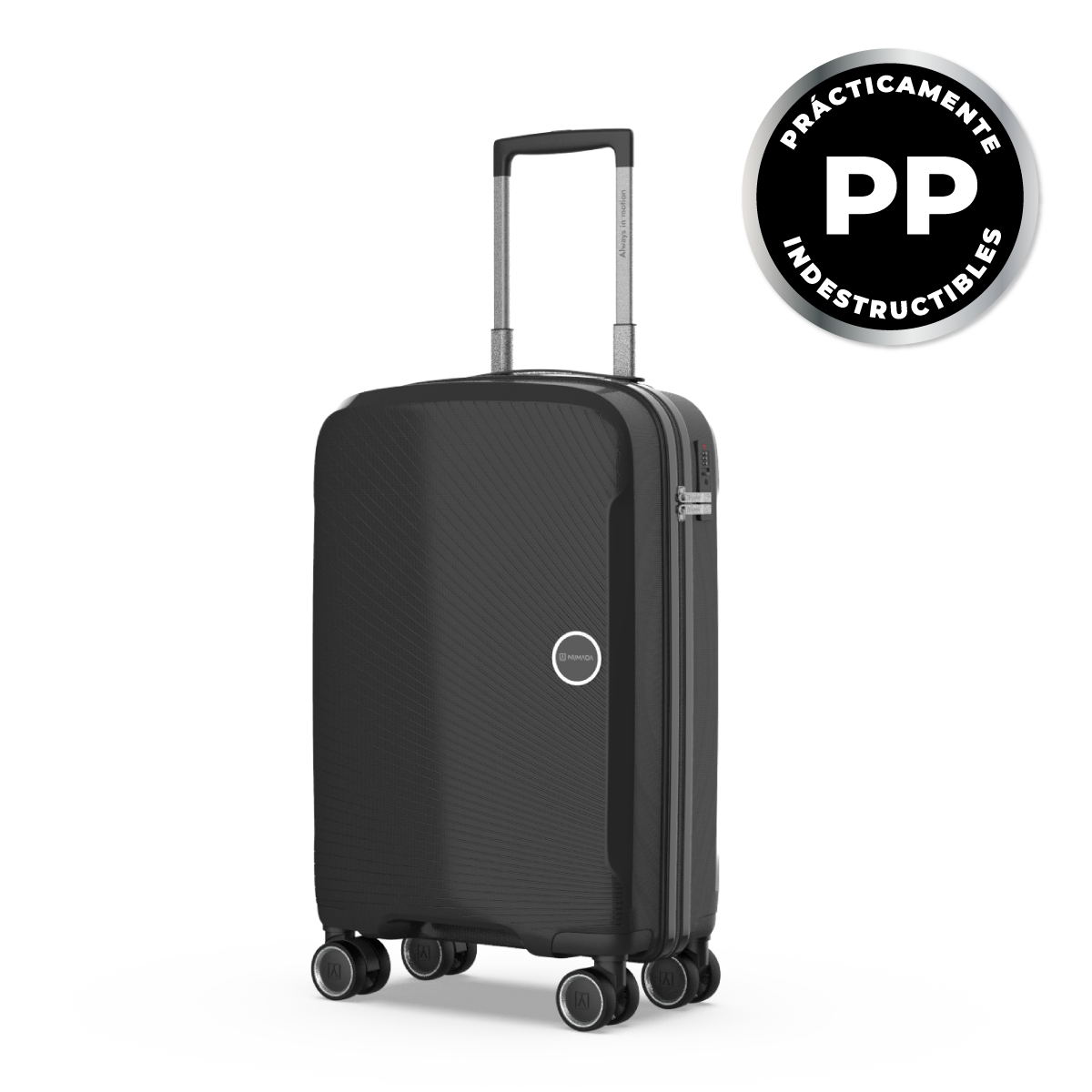 Maleta 15 Kg de cabina rígida PP 55x38x21 cm Numada Unbroken T210 20” (S) Negro - Imagen 2