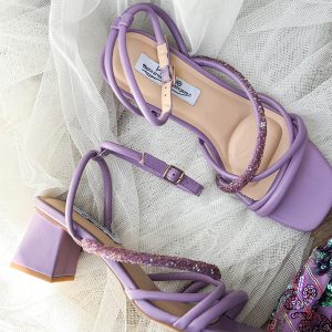 Sandalia tacón Malva (36)