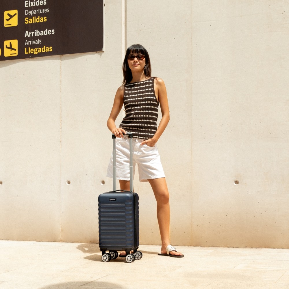 Maleta de mano 40x20x25cm Numada Upfly Underseat 16″ (XXS) Azul marino - Imagen 3
