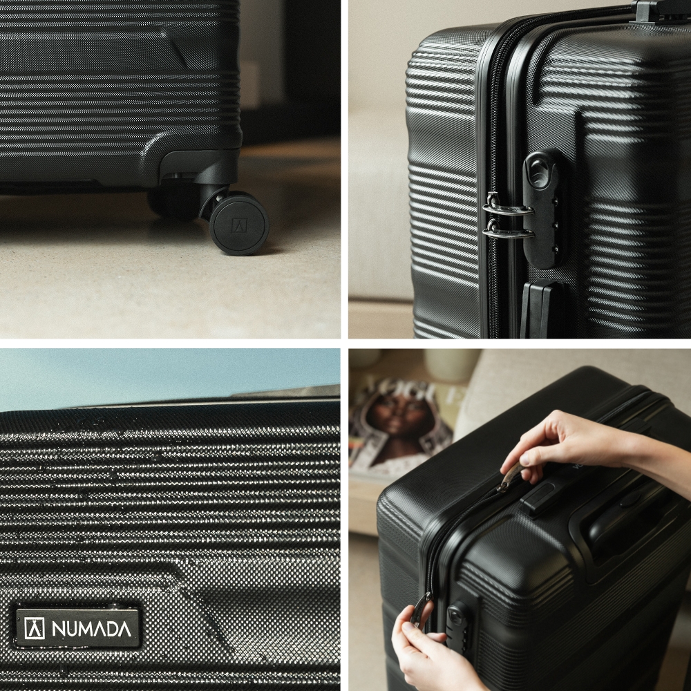 Maleta 13 Kg de cabina 55x40x20 cm Numada Upfly T10 20” (XS) Negra - Imagen 6