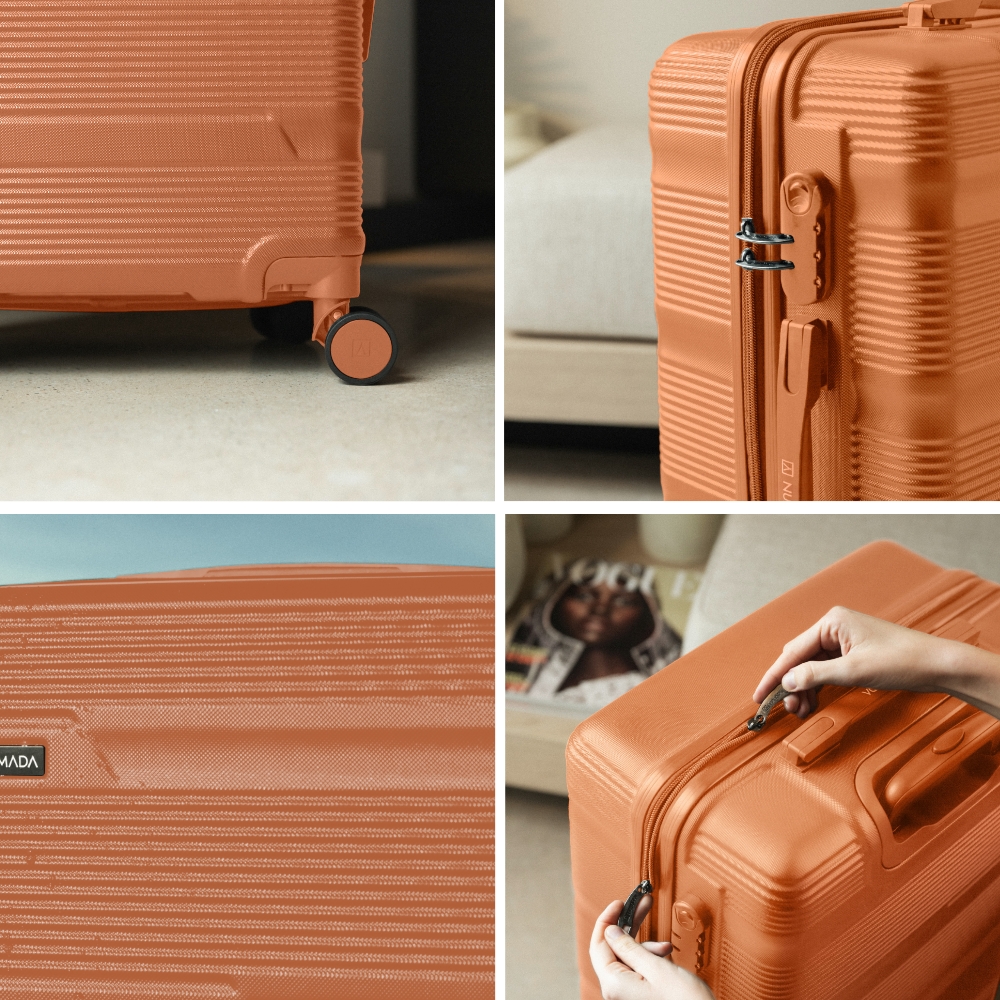 Maleta 13 Kg de cabina 55x40x20 cm Numada Upfly T10 20” (XS) Naranja - Imagen 6