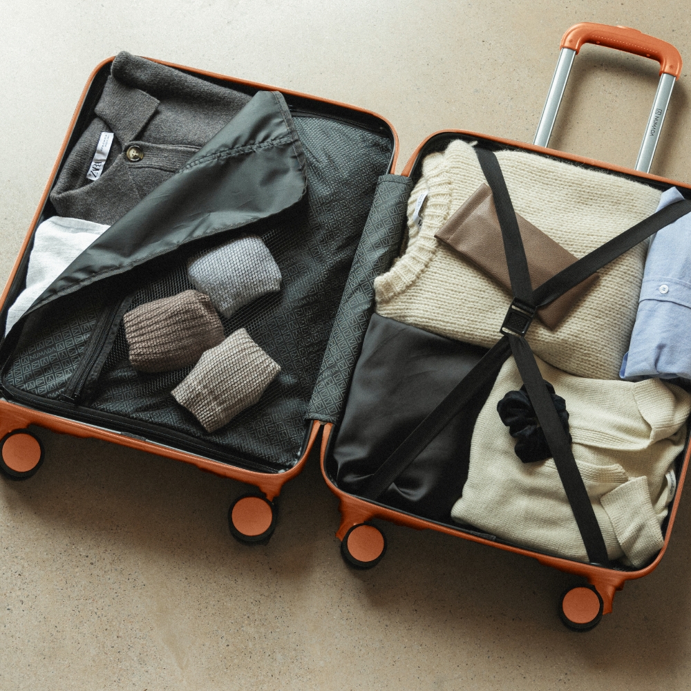 Maleta 13 Kg de cabina 55x40x20 cm Numada Upfly T10 20” (XS) Naranja - Imagen 9