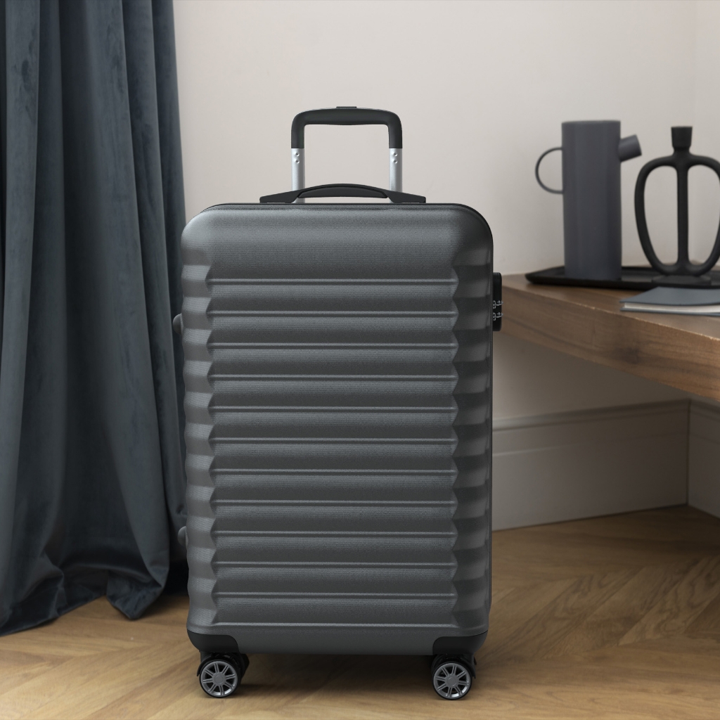 Maleta 18Kg mediana 63×39,5×26,8cm Numada Upfly 24” (M) Gris - Imagen 3