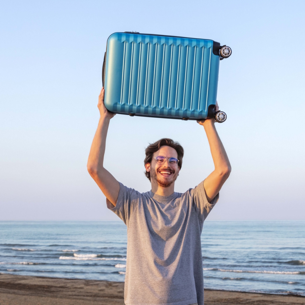 Maleta 10Kg de cabina 53×33,5x22cm Numada Upfly 20” (S) Azul eléctrico - Imagen 4