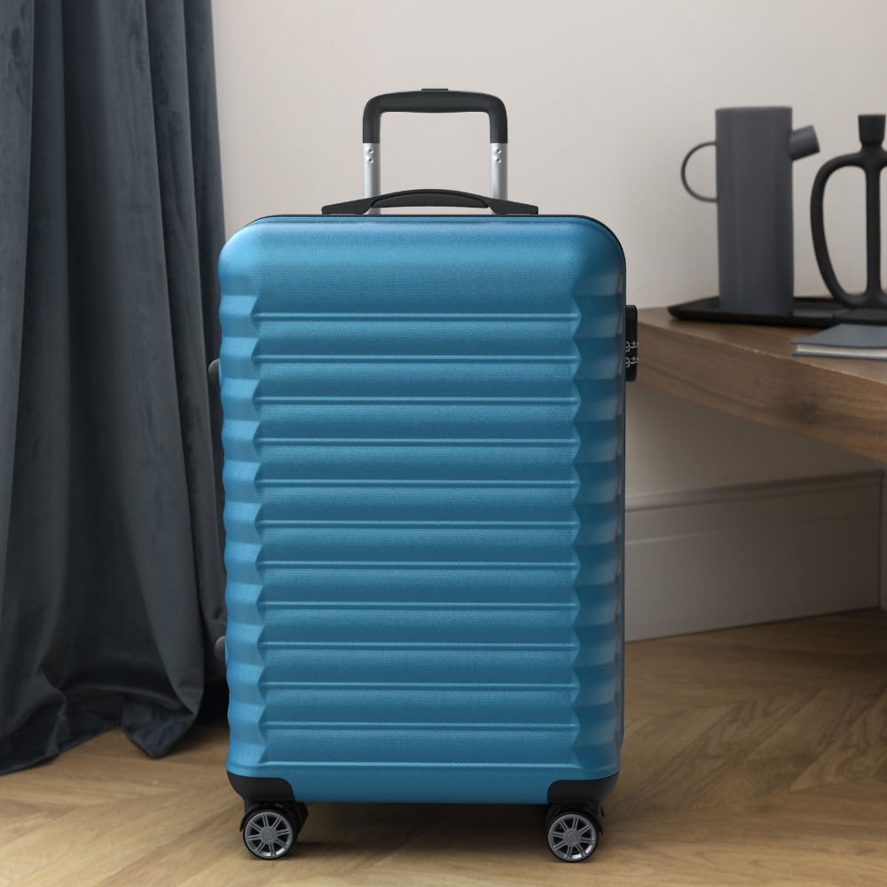 Maleta 18Kg mediana 63×39,5×26,8cm Numada Upfly 24” (M) Azul eléctrico - Imagen 3