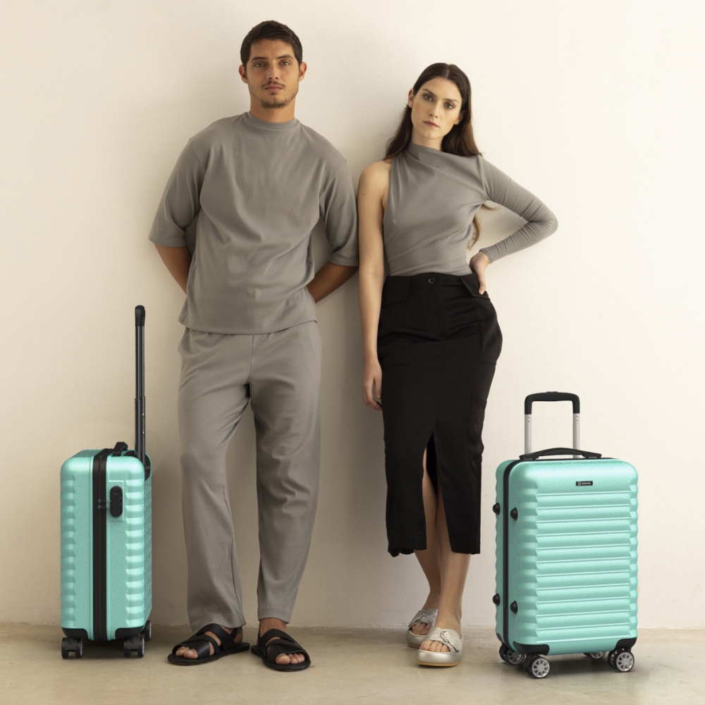 Maleta 10Kg de cabina 55x36x19cm Numada Upfly 20” (XS) Verde menta - Imagen 3