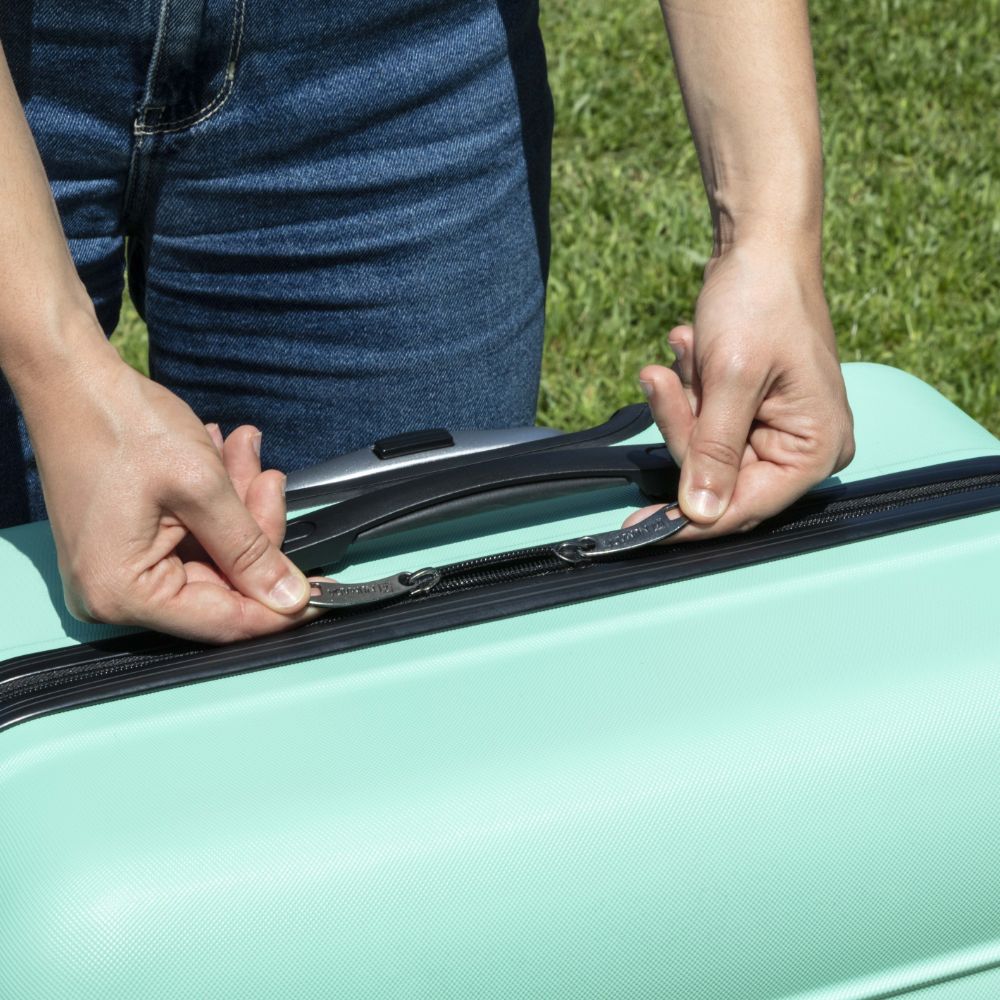 Maleta 10Kg de cabina 53×33,5x22cm Numada Upfly 20” (S) Verde menta - Imagen 8