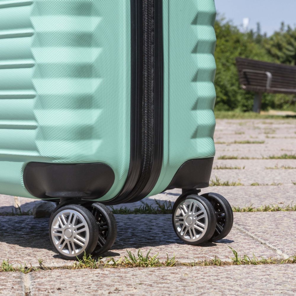 Maleta 10Kg de cabina 53×33,5x22cm Numada Upfly 20” (S) Verde menta - Imagen 9