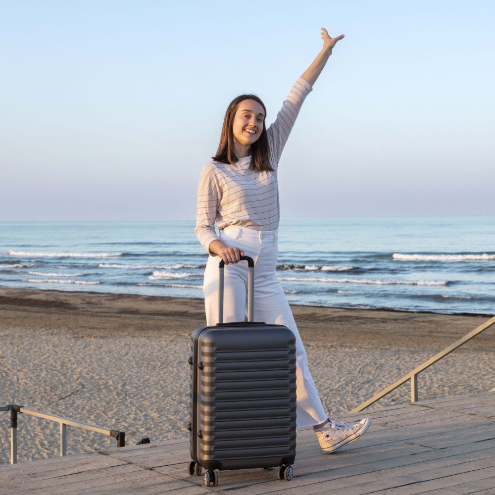 Maleta 10Kg de cabina 53×33,5x22cm Numada Upfly 20” (S) Gris - Imagen 4