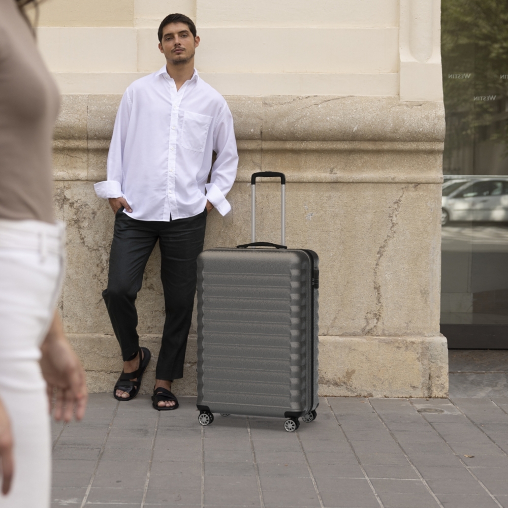 Maleta 25Kg grande 75x49x29,5cm Numada Upfly 28” (L) Gris - Imagen 7