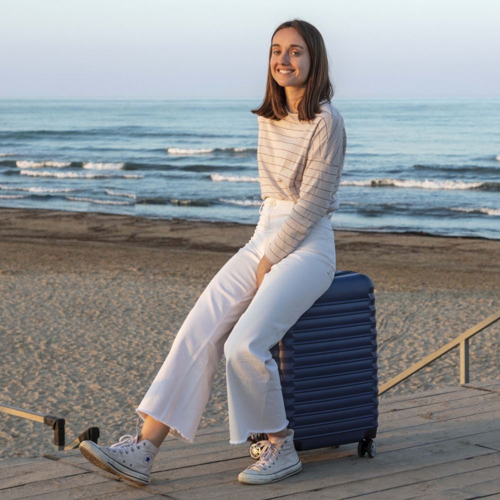 Maleta 10Kg de cabina 53×33,5x22cm Numada Upfly 20” (S) Azul marino - Imagen 4