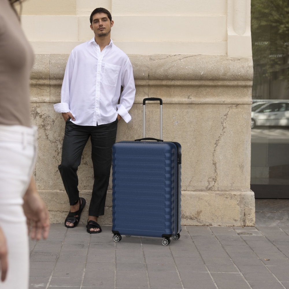 Maleta 25Kg grande 75x49x29,5cm Numada Upfly 28” (L) Azul marino - Imagen 6