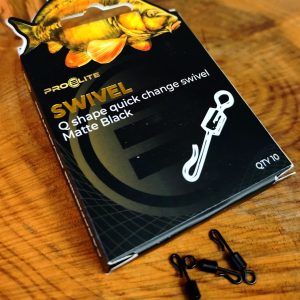 Swivel- Q shape quick change matte black 10 units