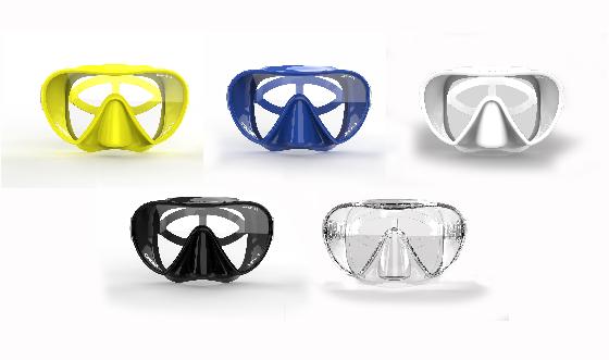 GAFAS DE BUCEO CRESSI MOD. ACQUARELLA NEGRA «MASCARA ADULT SIZE» - Imagen 3