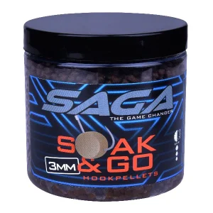 Saga Soak & Go Hookpellets Cresta