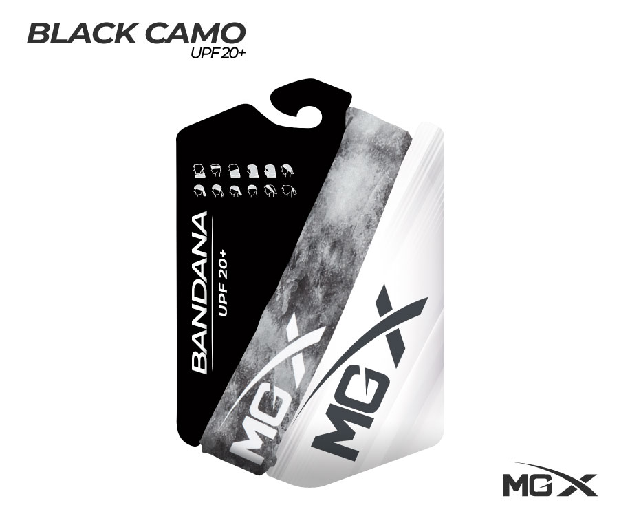 Bandana MGX – Black Camo