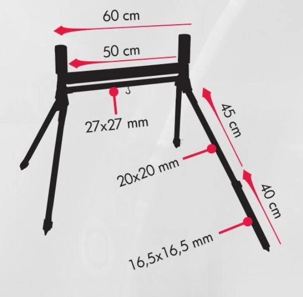 RODILLO DE PESCAR 50cm EASY COLMIC - Imagen 3