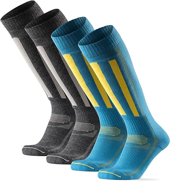 2 Pares Calcetines de Esquí Térmicos de Lana Merino - Imagen 2