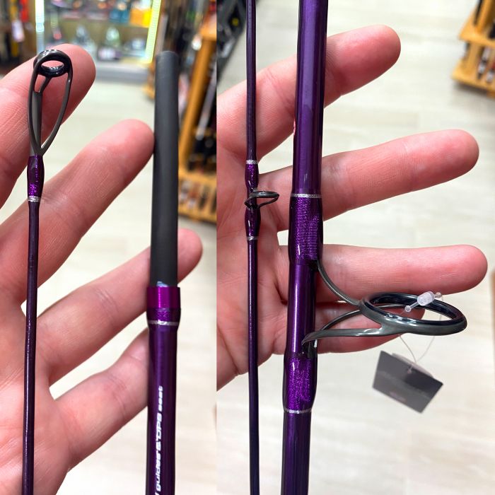CAÑA CINNETIC EXPLORER BLACK PURPLE LIGH GAME 300M «SPINNING MEDIO» - Imagen 5