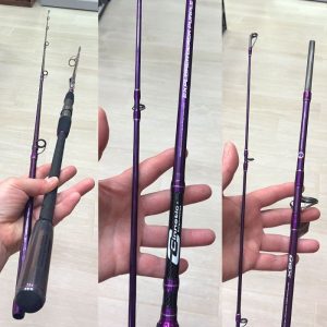 CAÑA CINNETIC EXPLORER BLACK PURPLE LIGH GAME 300M «SPINNING MEDIO»