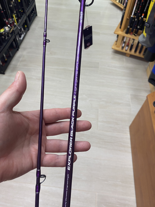 CAÑA CINNETIC EXPLORER BLACK PURPLE LIGH GAME 270M «SPINNING MEDIO» - Imagen 6