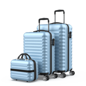 Juego de maletas 3 piezas (53/63cm + Neceser) Numada Upfly Azul claro