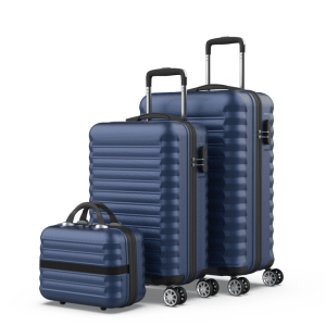 Juego de maletas 3 piezas (53/63cm + Neceser) Numada Upfly Azul marino
