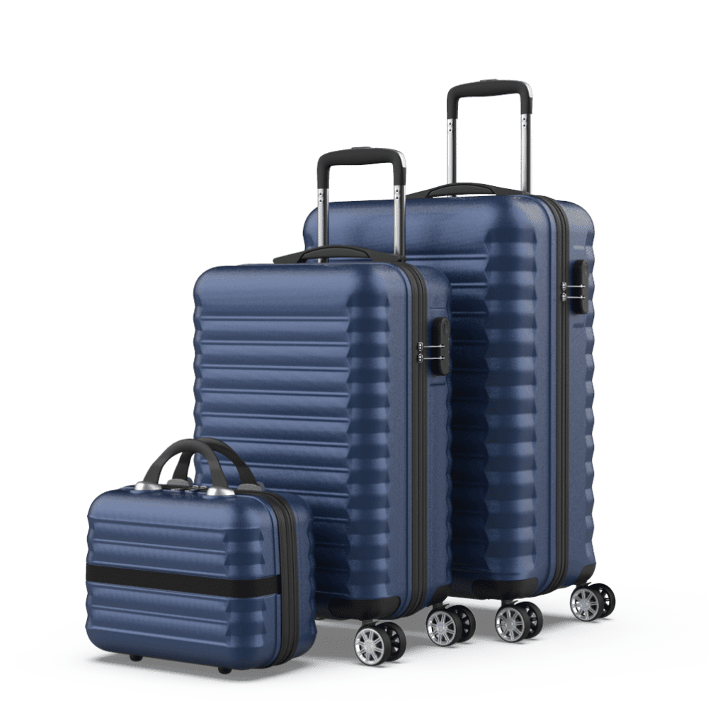 Juego de maletas 3 piezas (53/63cm + Neceser) Numada Upfly Azul marino - Imagen 2