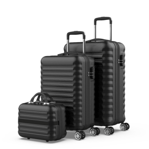 Juego de maletas 3 piezas (53/63cm + Neceser) Numada Upfly Negro