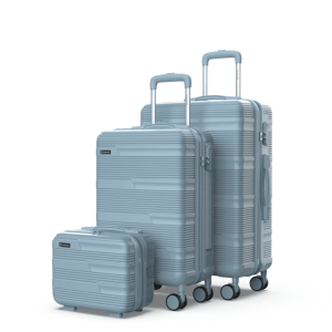 Juego de maletas 3 piezas (55/66cm + Neceser) Numada Upfly T10 Azul