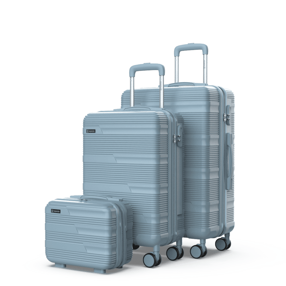 Juego de maletas 3 piezas (55/66cm + Neceser) Numada Upfly T10 Azul - Imagen 2