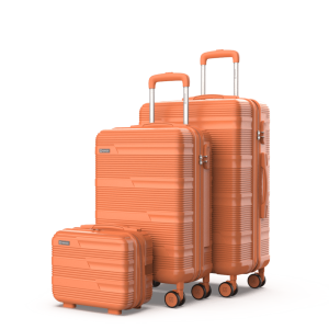 Juego de maletas 3 piezas (55/66cm + Neceser) Numada Upfly T10 Naranja