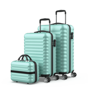 Juego de maletas 3 piezas (53/63cm + Neceser) Numada Upfly Verde menta