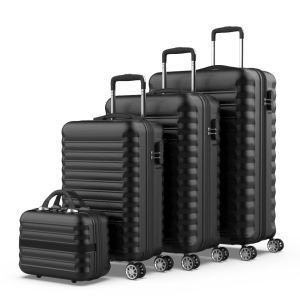 Juego de maletas 4 piezas (53/63/75cm + Neceser) Numada Upfly Negro
