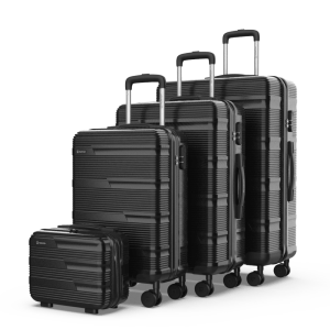 Juego de maletas 4 piezas (55/66/76cm + Neceser) Numada Upfly T10 Negro
