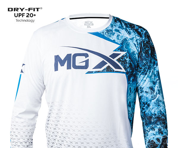 Polo Dry-Fit MGX OCEAN BLUE – TALLA S - Imagen 3