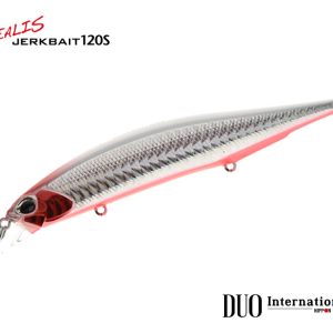 Señuelo DUO Realis JerkBait 120S SW – Red Face RB