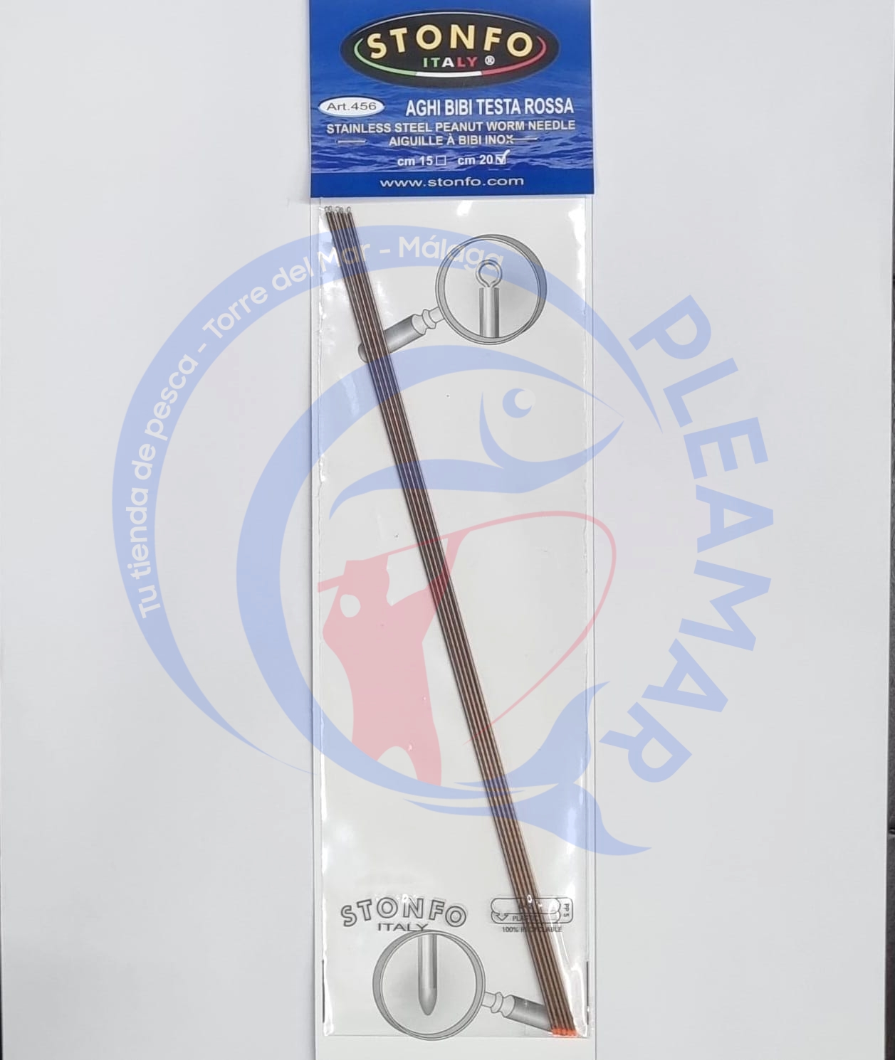 STONFO Aguja Punta Teflon y Ojal - Imagen 2