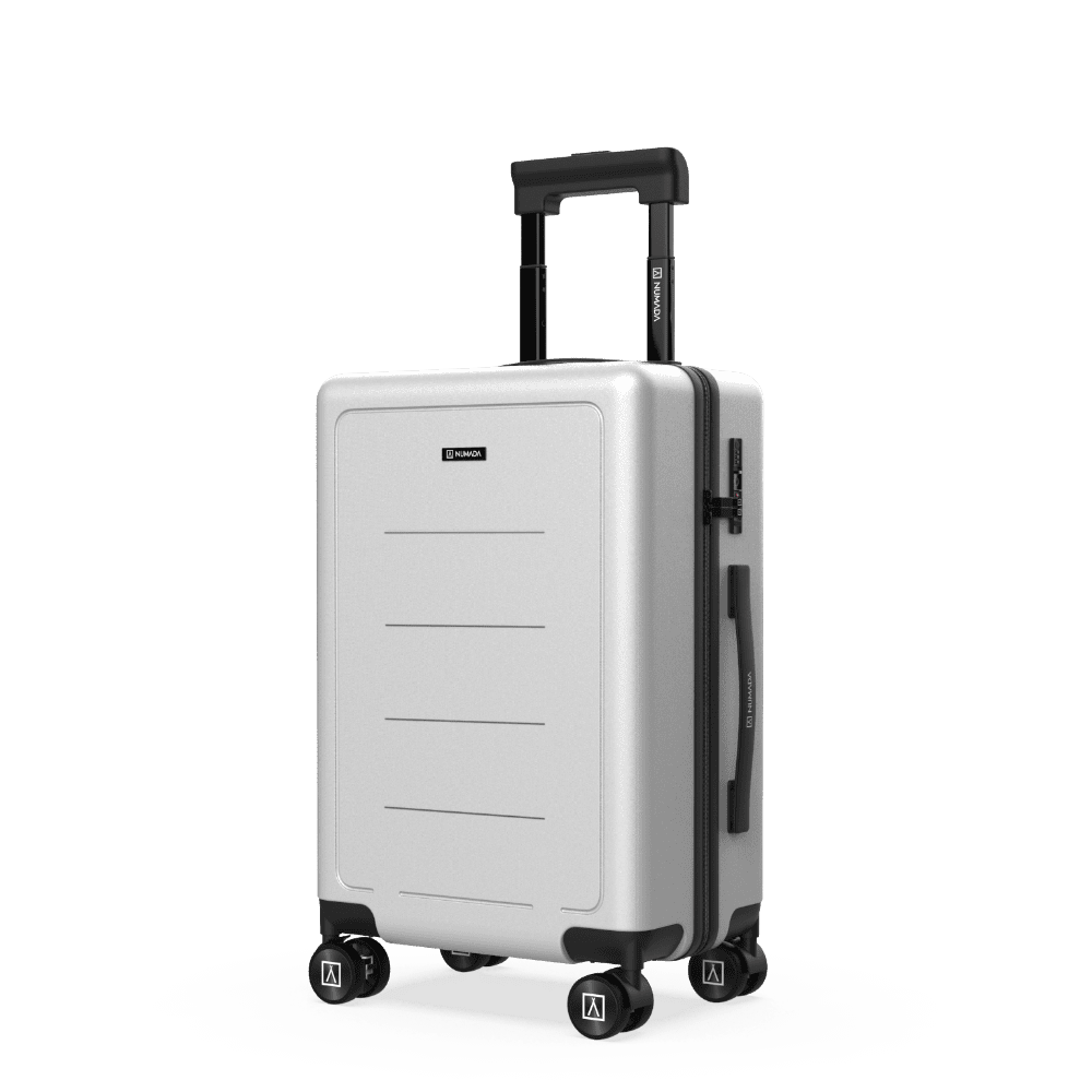 Maleta 10Kg de cabina 55,5x36x22cm rígida ABS+PC Numada PackPro T40 (20″) Silver