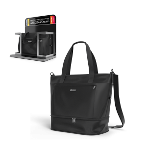 Bolsa de viaje plegable y expandible 40x25x20cm Numada Weekender W40 Negra